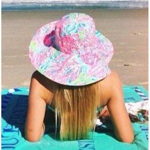 Ulra Rare! Lily Pulitzer Let's Cha Cha Beach Hat